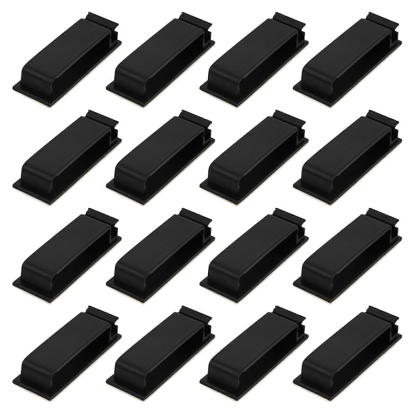 Cord Management Clips Self Adhesive Cable Organizer Wire Holders Users with Cable Management Needs 20Pcs