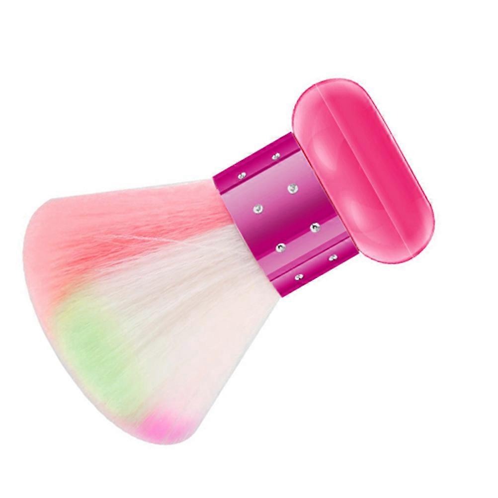 Makeup Brush Professional Face Brush Portable for Mineral Stippling Powder Multi-Color 6.5*8cm Mushroom Shape Round Handle 1Set