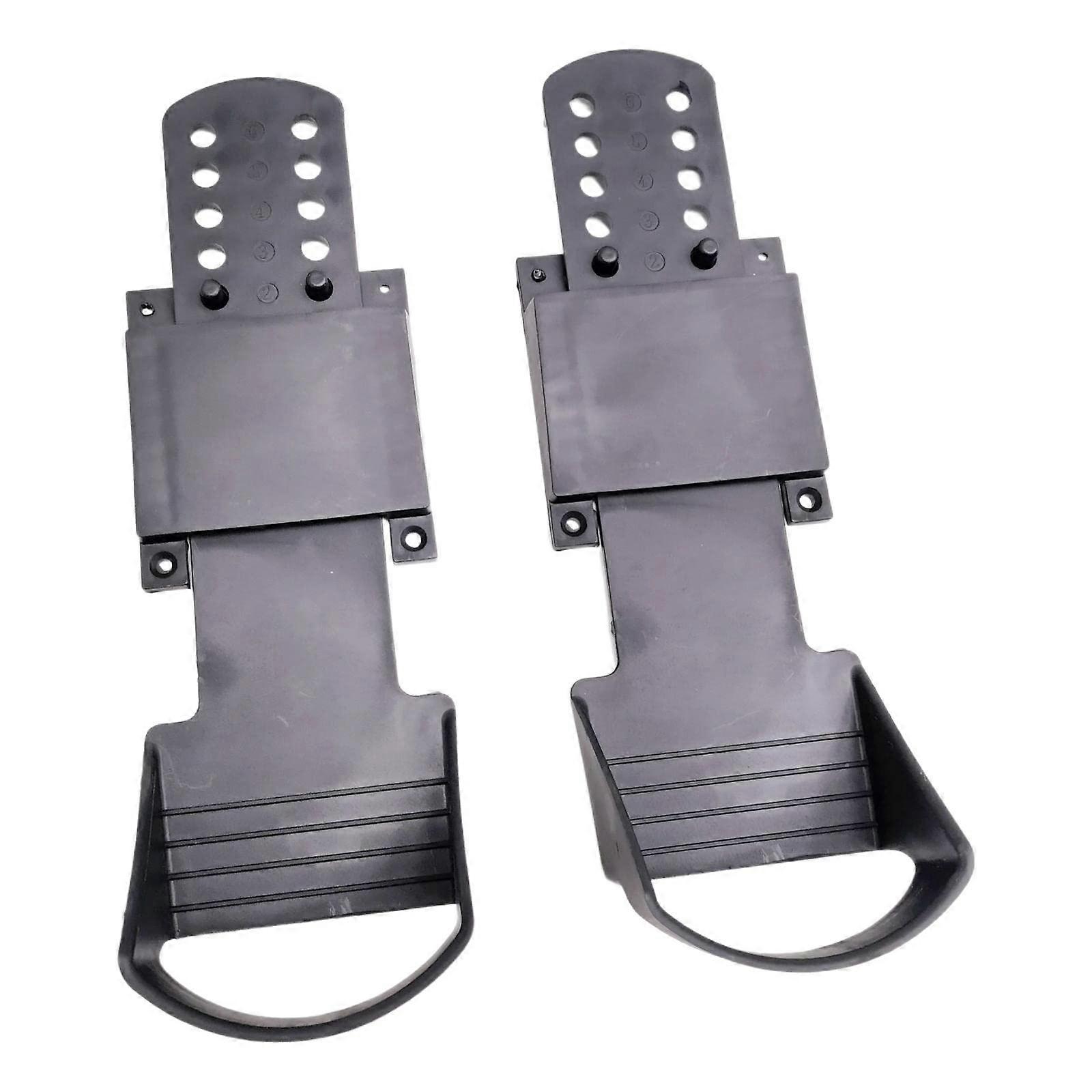 Rowing Machine Pedals Replacement - 2-Pack Multifunctional Indoor Exercise Pedals Compatible with Elliptical Trainers
