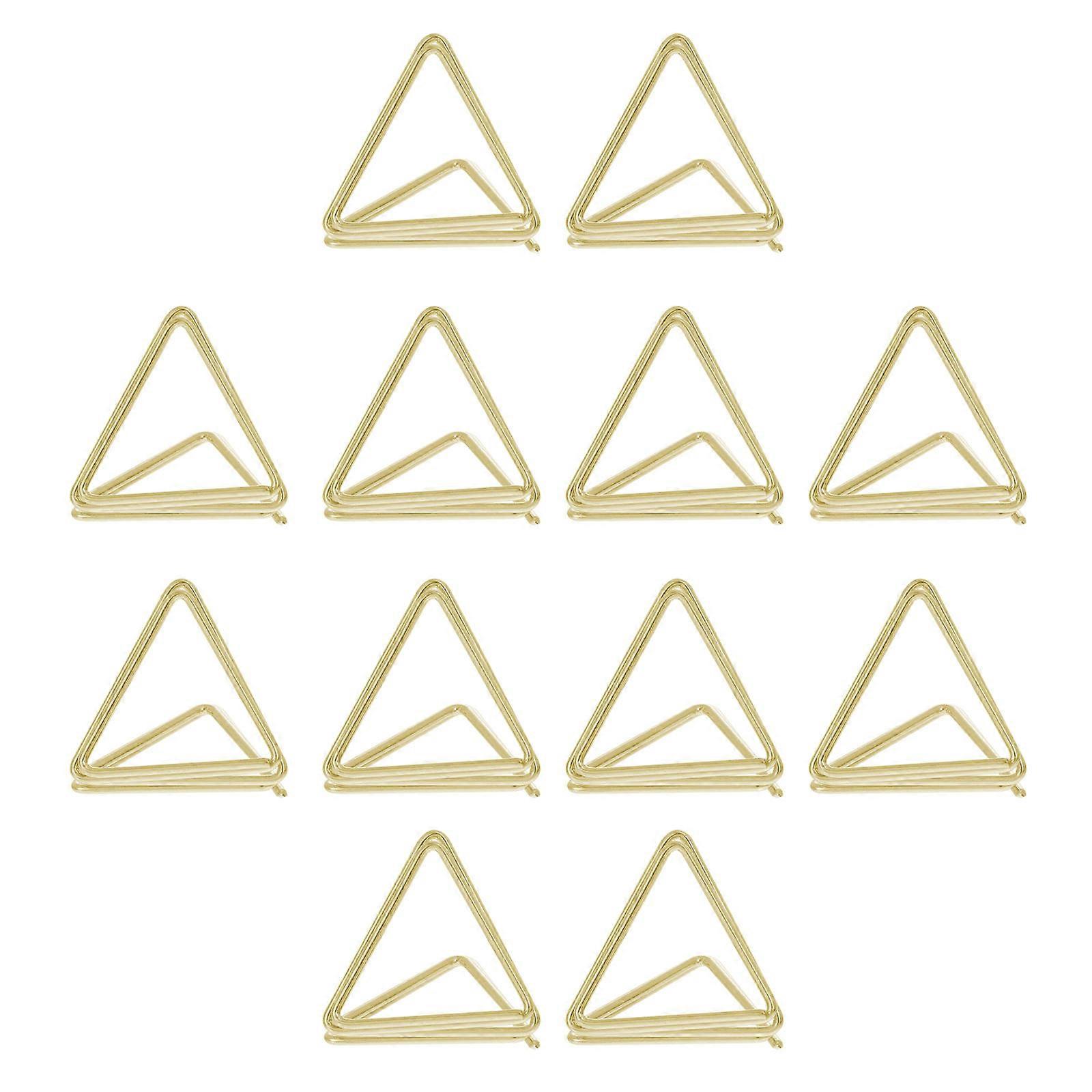 Golden Iron Memo Clips for Holding Use 25 Pieces