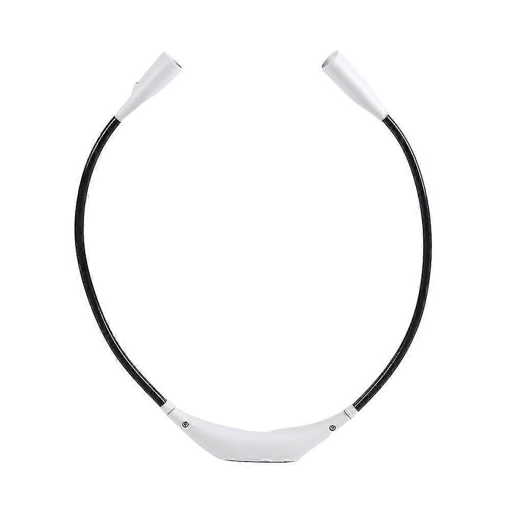 Flexible Dual-Arm Neck Hugging LED Reading Light in Black