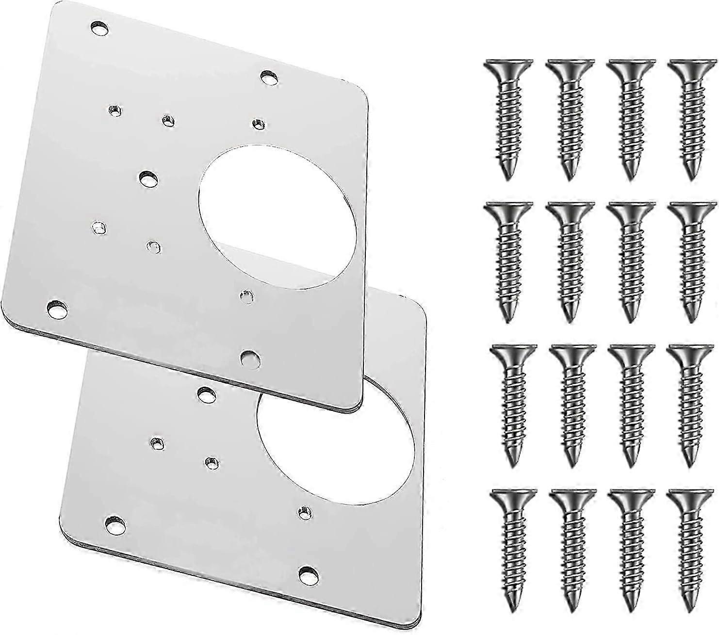 Hinge Repair Brackets, Hinge Repair Plate Kit, With Fixing Screws