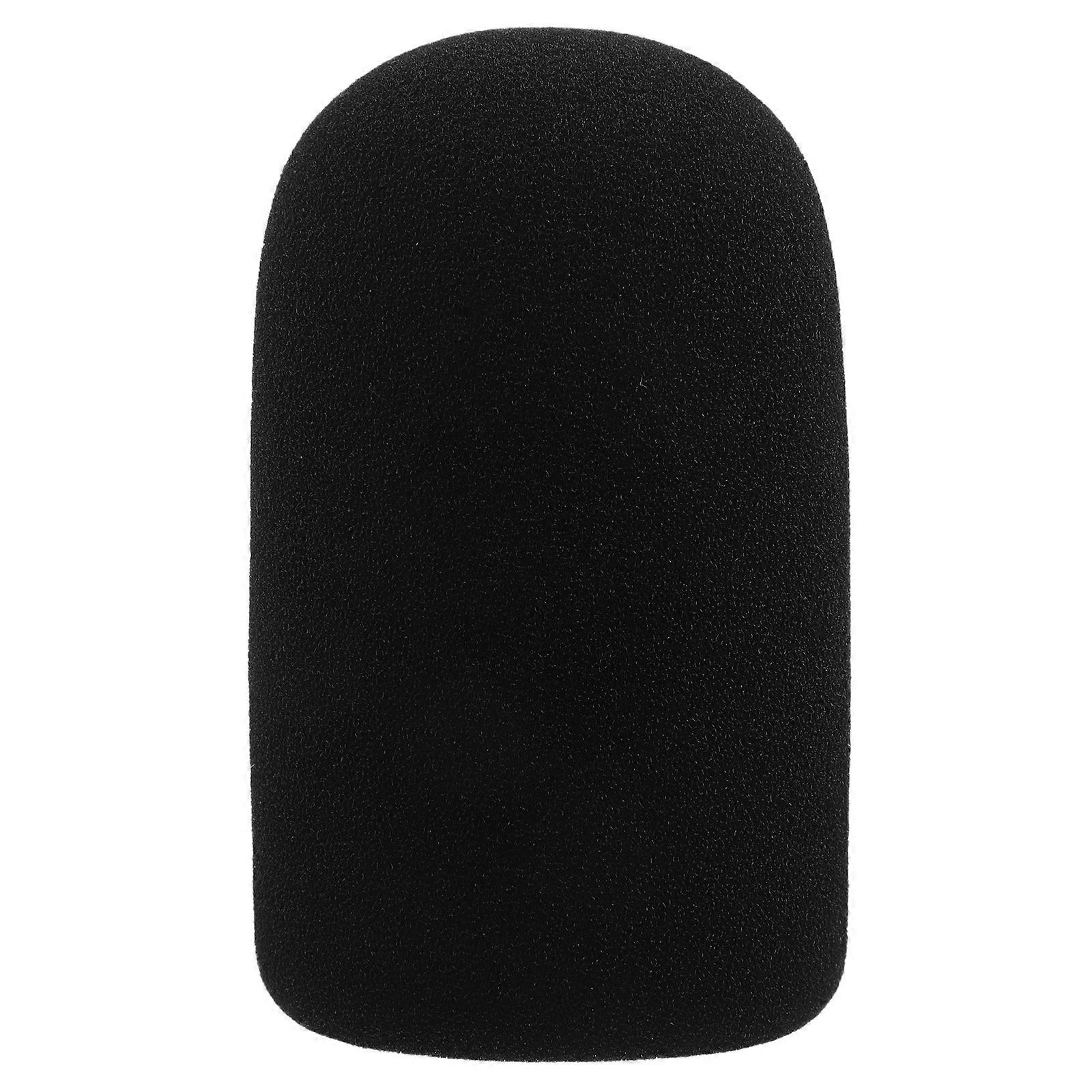 Foam Microphone Windscreen for Audio Devices – Lightweight Mic Cover for Live Streaming, KTV, and News Interviews – Reduces Wind Noise, Easy