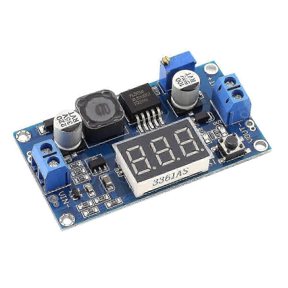 Xl6009 Boost Converter Module with Voltmeter DC-DC 3V-32V to 5V-35V 4A (max) Adjustable Step-Up