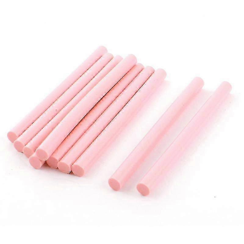 10Pcs 7x100mm EVA Hot Melt Glue Adhesive Sticks Pink for Arts and Crafts