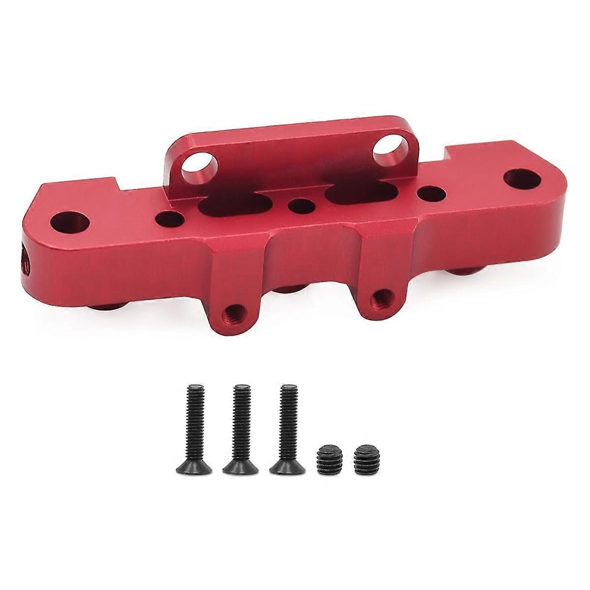 RC Car Upgrade Front Bumper Arm Code Kit for Arrma 1/8 Red
