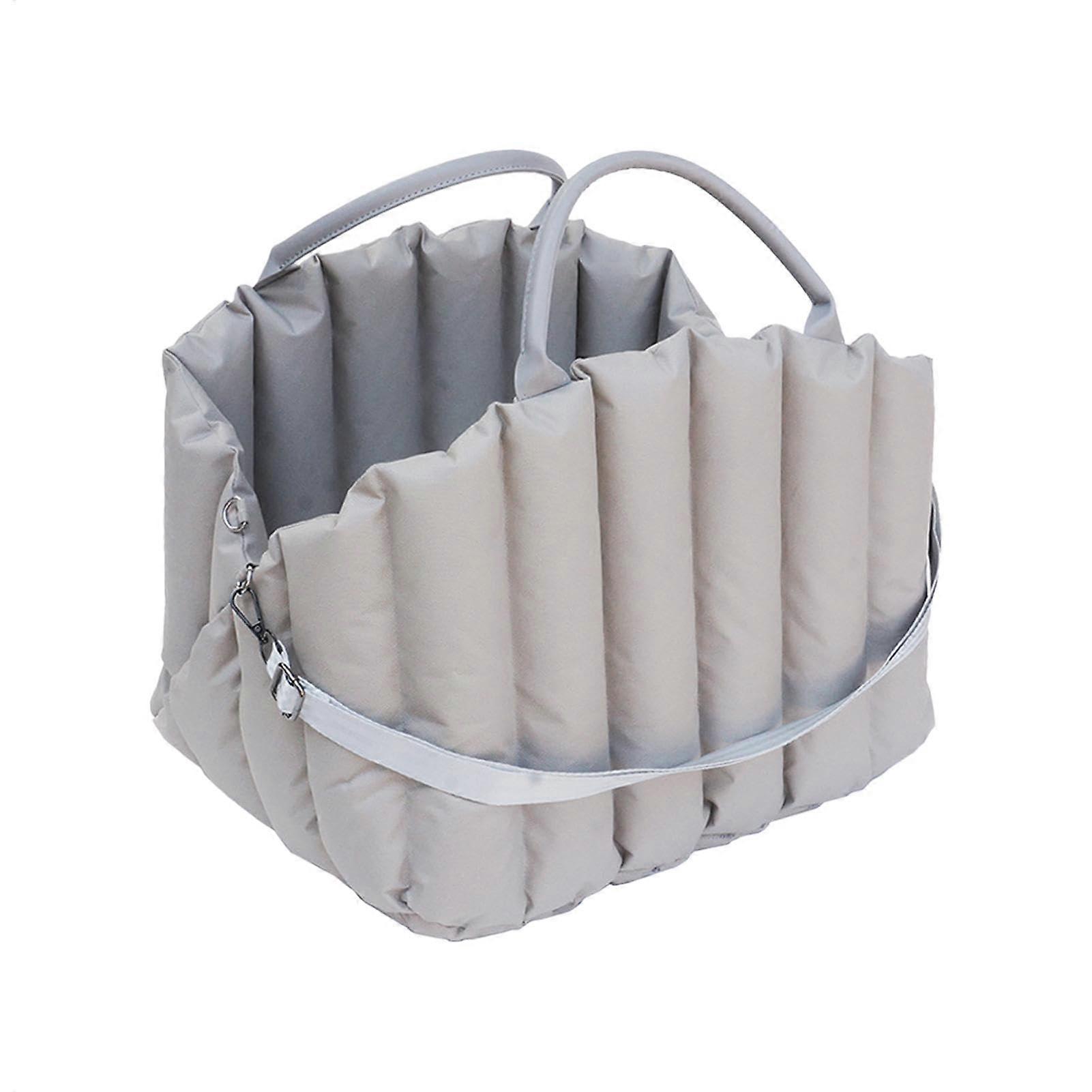 Portable Pet Carrier Bag, Travel Pet Carrier Tote, Cat Carrier, Dog Travel Carrier, gray