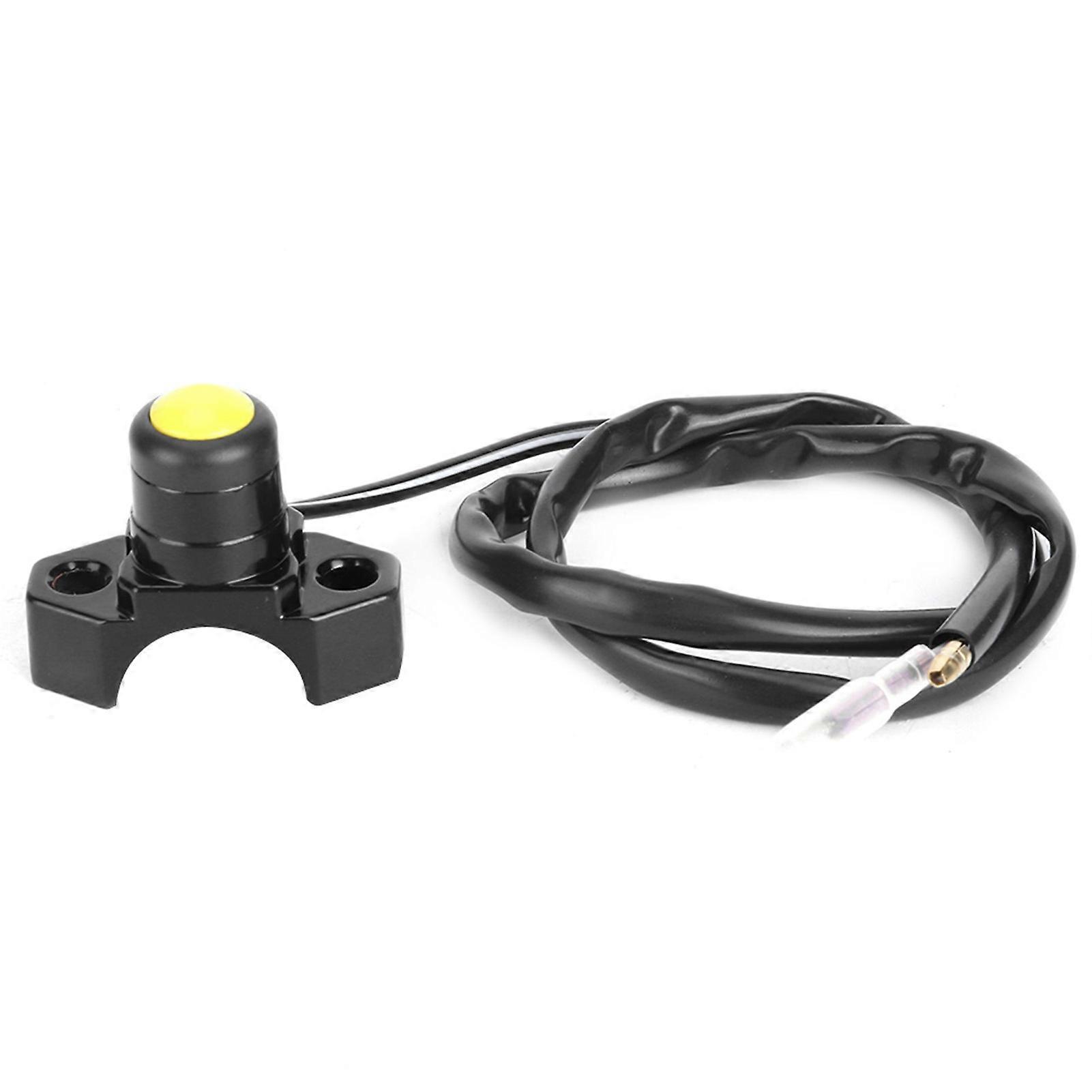 Motorcycle 7/8inch Handlebar Mount LED Headlight On/Off Switch with Red Button