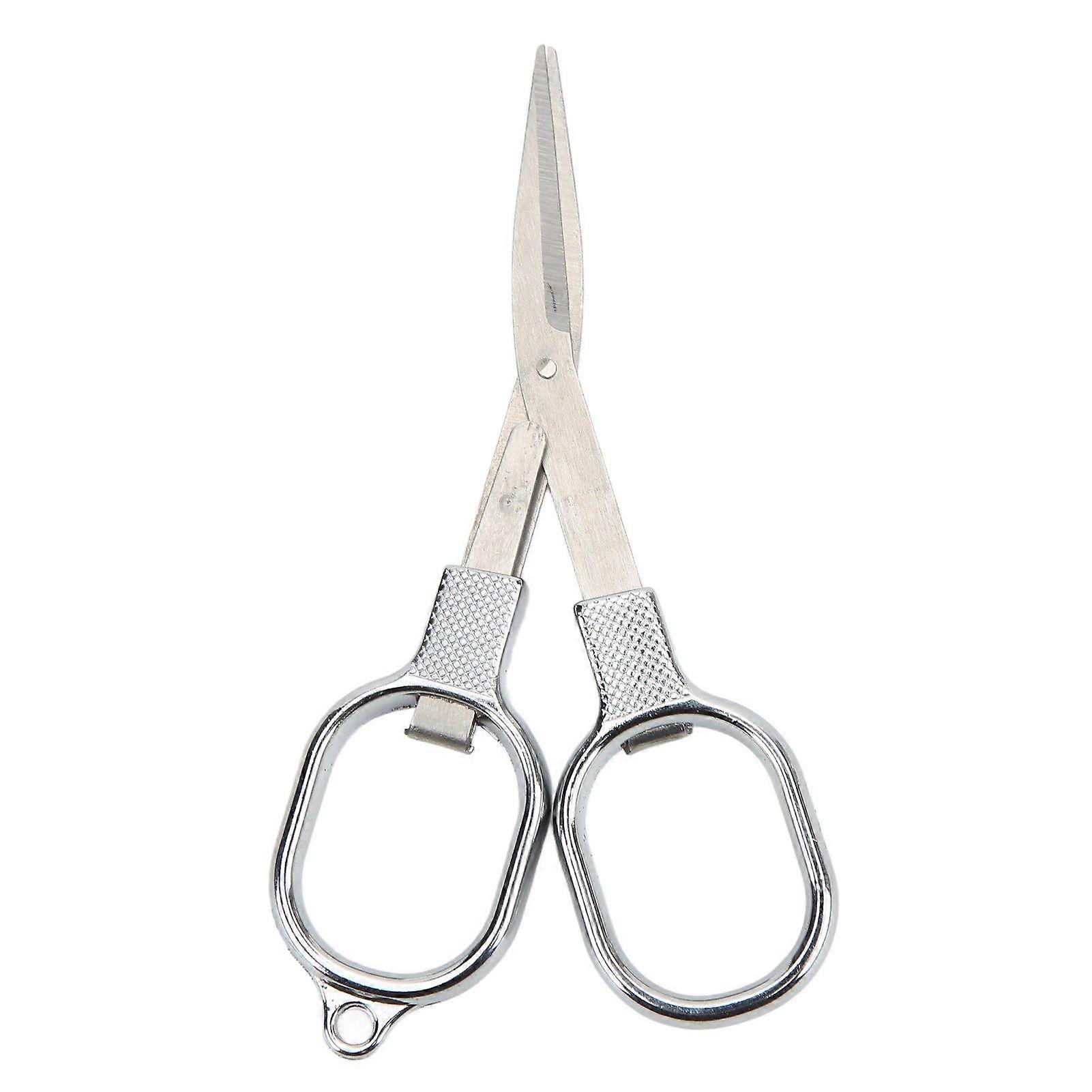 2025 Latest Model  Folding Scissors Portable Stainless Steel 8 Thread Paper