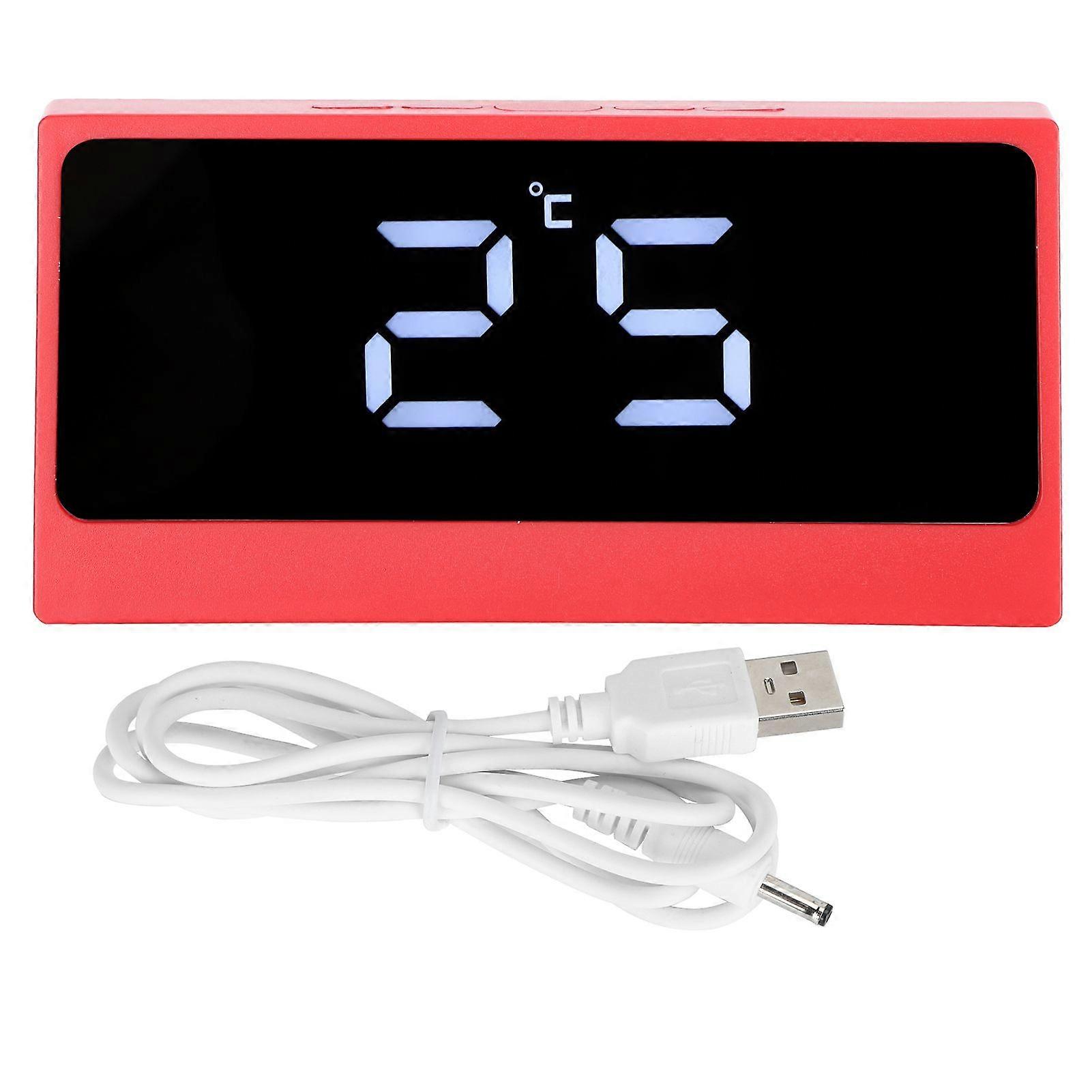 2025 Latest Model  LED Digital Alarm Clock Silent Smart Temperature Date