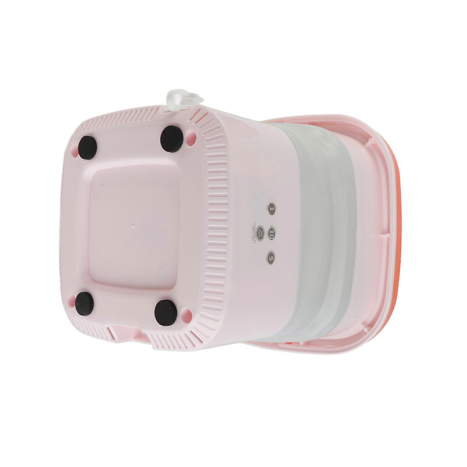 Foldable Washing Machine 3 Timing Gear 4.5L Large Capacity with Draining Bucket for Travel