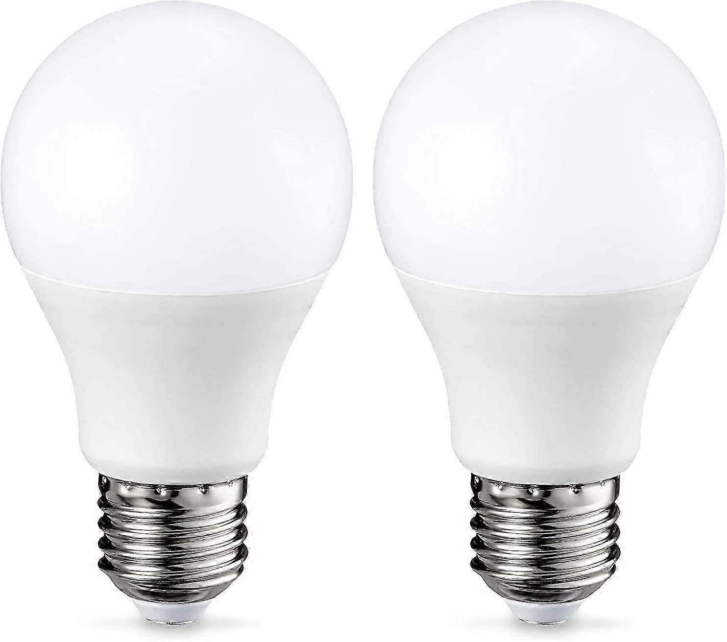 2 Pc LED E27 Screw Bulb, 9W (equivalent to 60W), Warm White, Dimmable