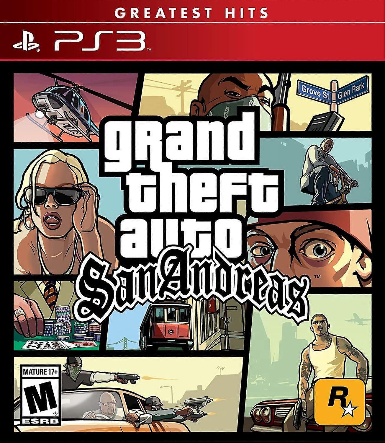 グランド · セフト · オート サンアンドレアス PS3 のゲーム