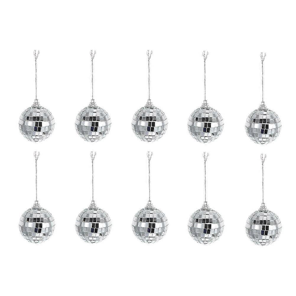 Glass Ball Disco Ball Accessories Pub Round Mirror Design Light Reflection 10Pcs