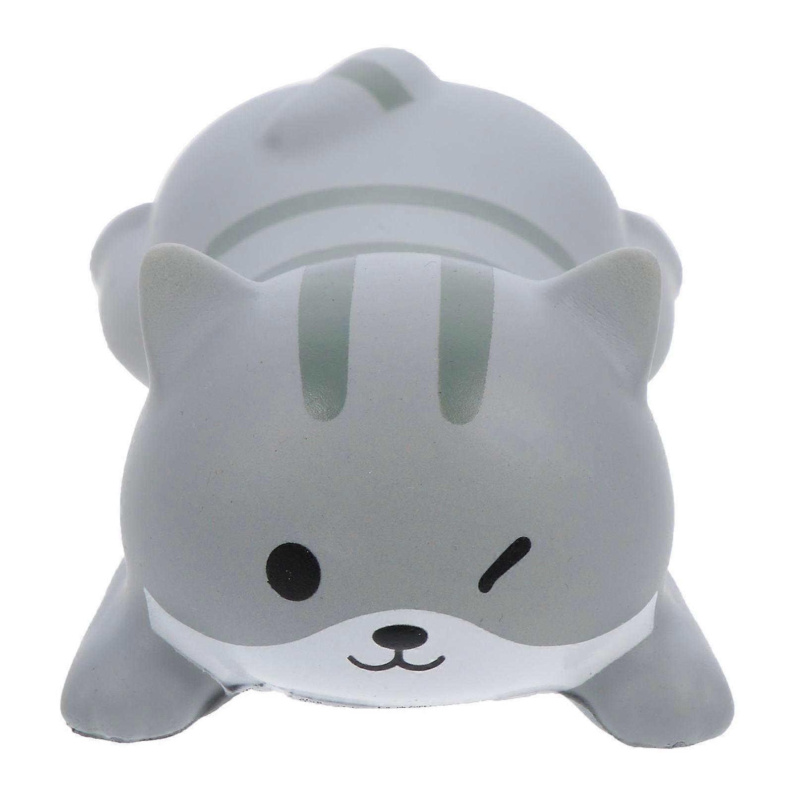 Cat Shape Mouse Wrist Rest Office Use Prevent Wrist Diseases Pu Material 12.5X6.5CM 1Pcs