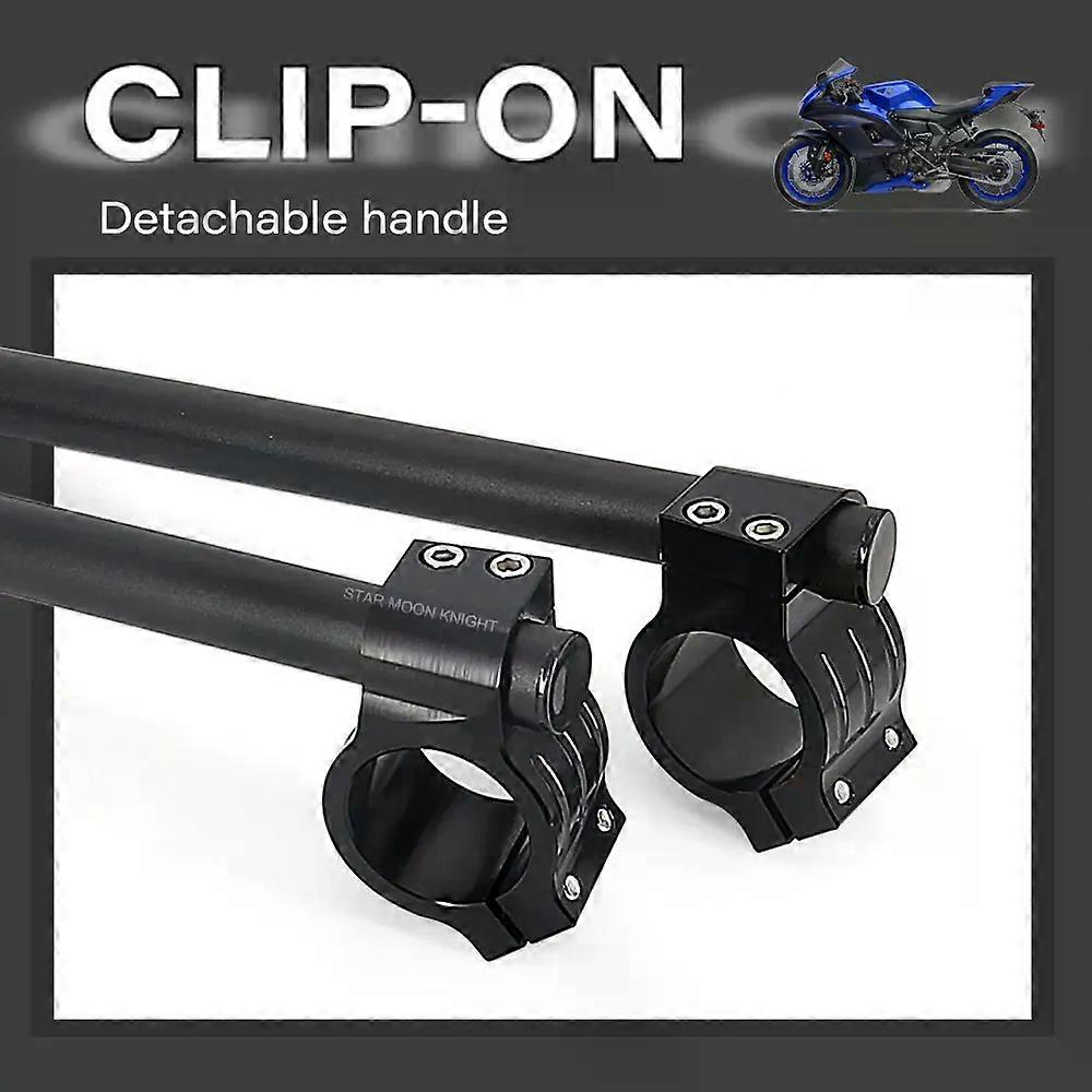 Motorcycle Clip on Fit Fork Riser Regular Handlebar 50mm Fit For Yamaha YZF-R1 YZF-R7 YZF-R6 YZF-R3 YZF-R25 YZF750 FZR1000 YZF R1 R7 R6