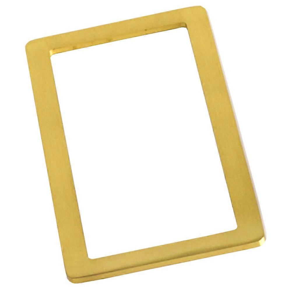 Copper Paper Weight Rectangular Frame Calligraphy Practice Tool for Study Room Item 1Pack