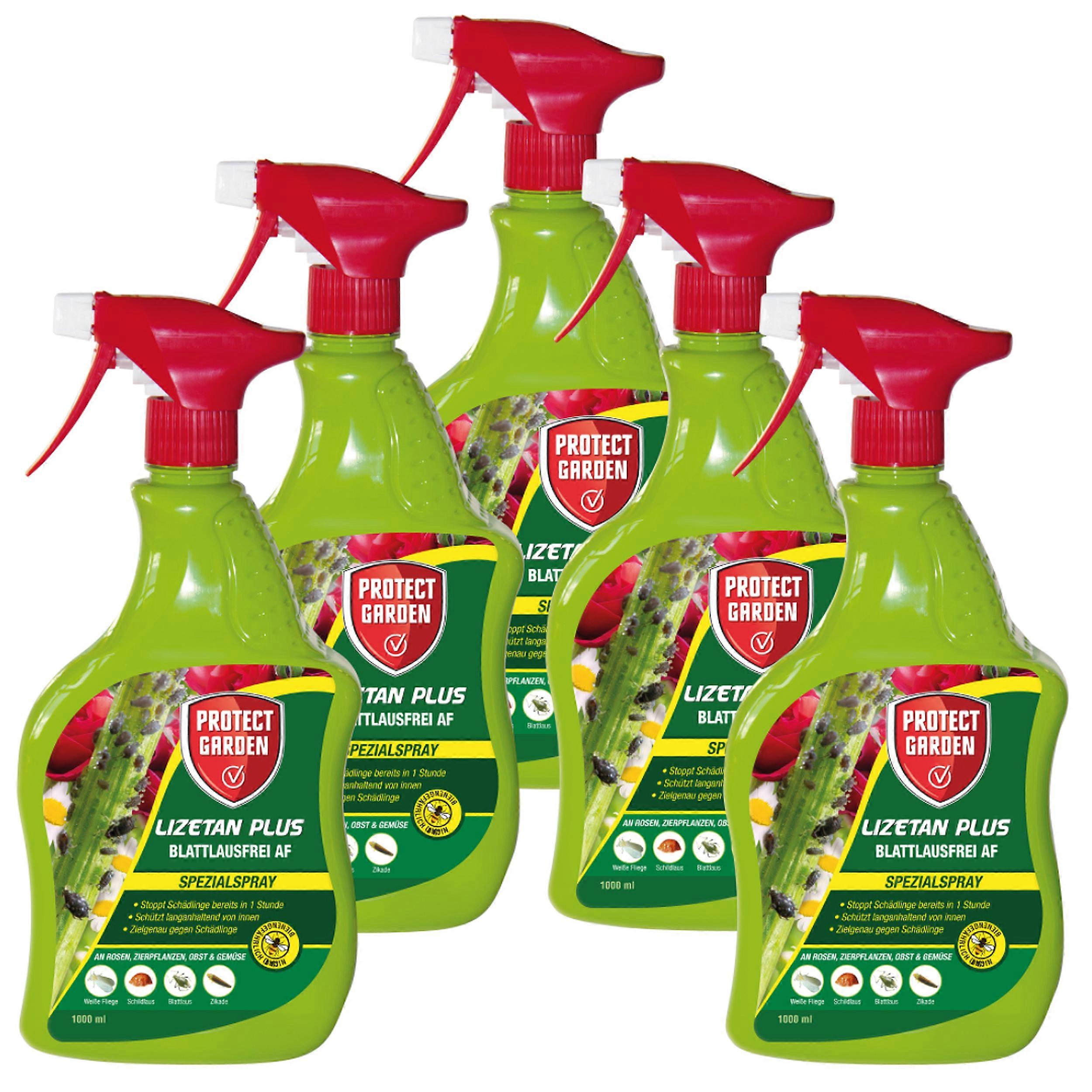 5 x PROTECT GARDEN® Lizetan® Plus Aphid-Free AF, 1000 ml