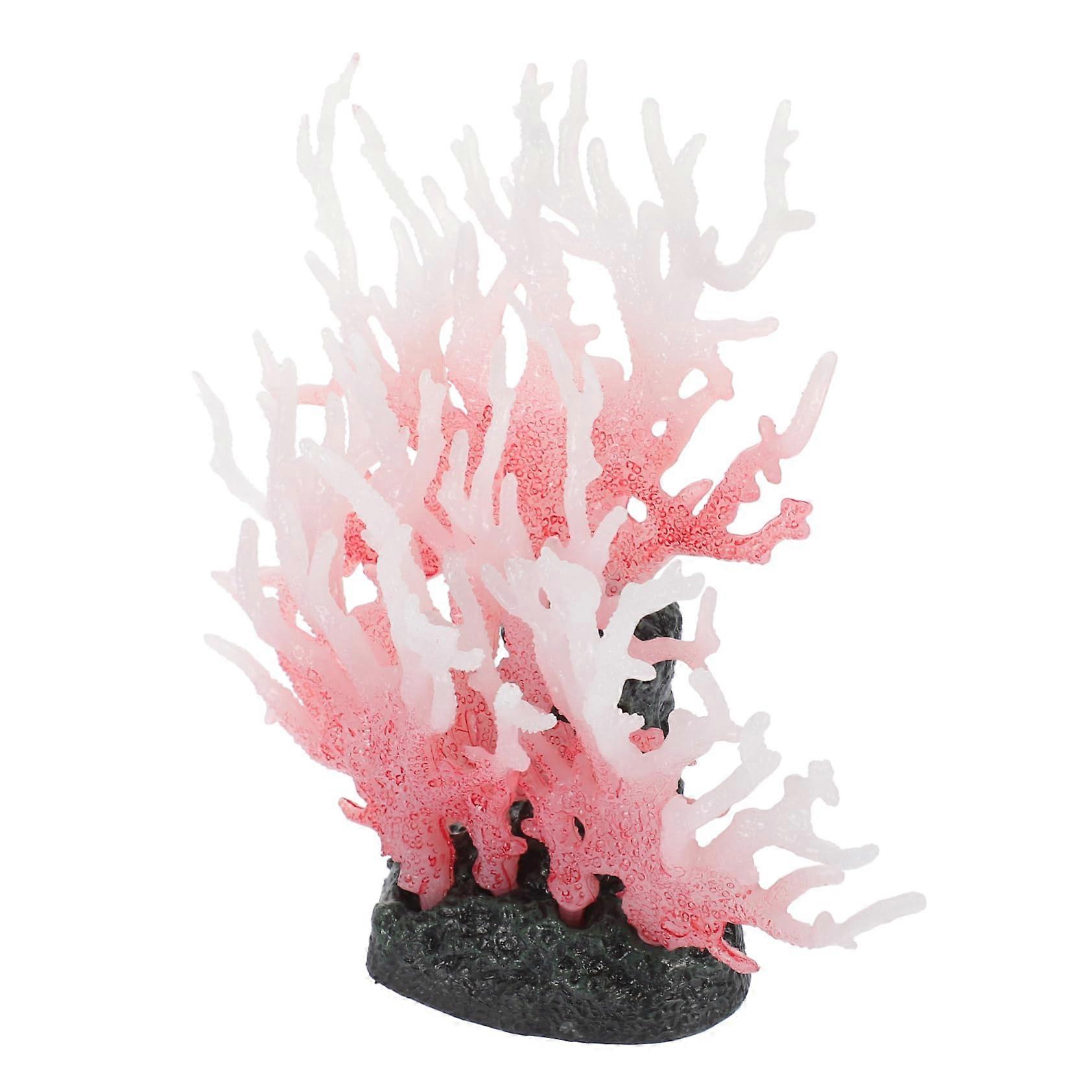 Artificial Coral Ornament for Aquariums - Durable Decorative Model for Fish Tanks, Creative Landscape Design, Multicolor