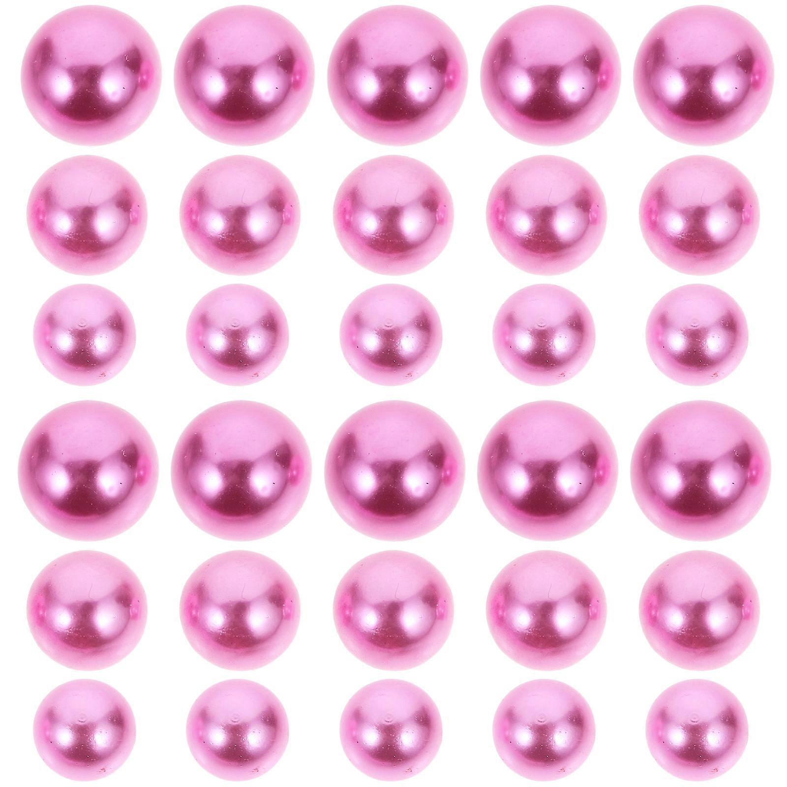 Craft Pearls No Hole Simulation Fake Pearls For Jewelry Making Floral Decor Party Decoration 200Pcs