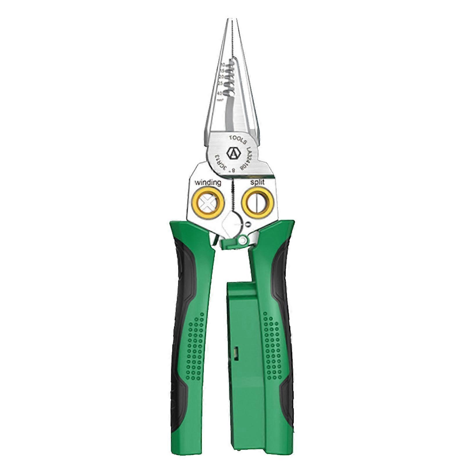Electrician Cable Cutter and Wire Stripper Pliers for Electrical Connectors, High Precision Multifunctional Tool
