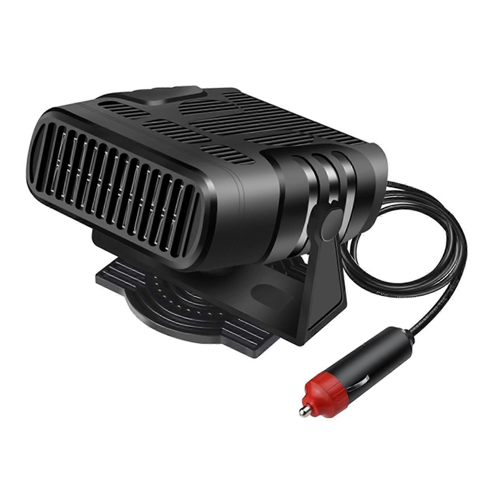 12V Portable Car Heater Fan Electric Heating, Air Defrost, AntiFog, Dual Mode (Cold Warm Air) with Speed Control.