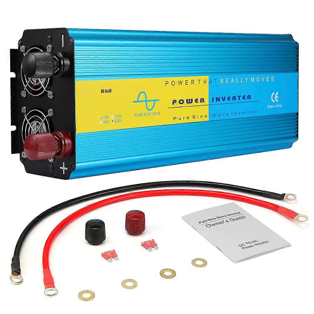 3000W pure sine wave power inverter for laptops with universal socket