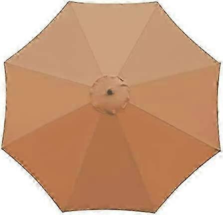 Copertura in tessuto di ricambio per ombrellone con 8 stecche, 3 metri impermeabile e tettuccio anti-UV in colore kaki