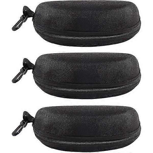 Pacote de 3 Óculos de Sol Estojo Rígido com Clipe de Cinto