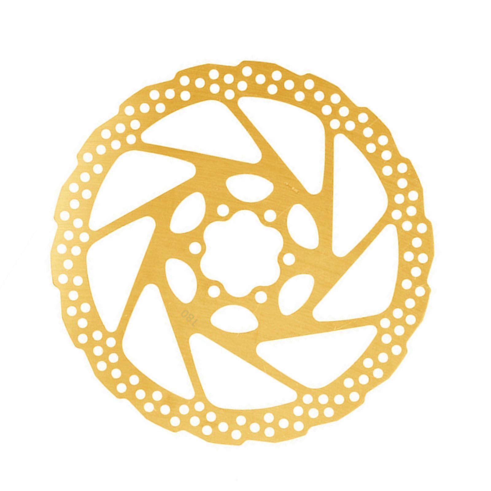 Aciers inoxydables Vélos de route Rotor de frein à disque avec vis Frein de VTT léger Rotor facile à utiliser Multicolore