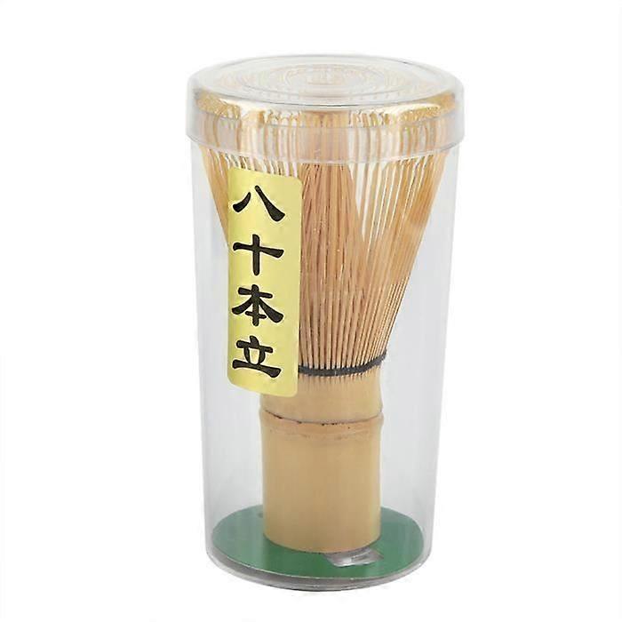 Chasen Bamboo Tea Whisk - Hililand - 80 Teeth - Matcha Preparation Tool - Eco-Friendly - Comfortable