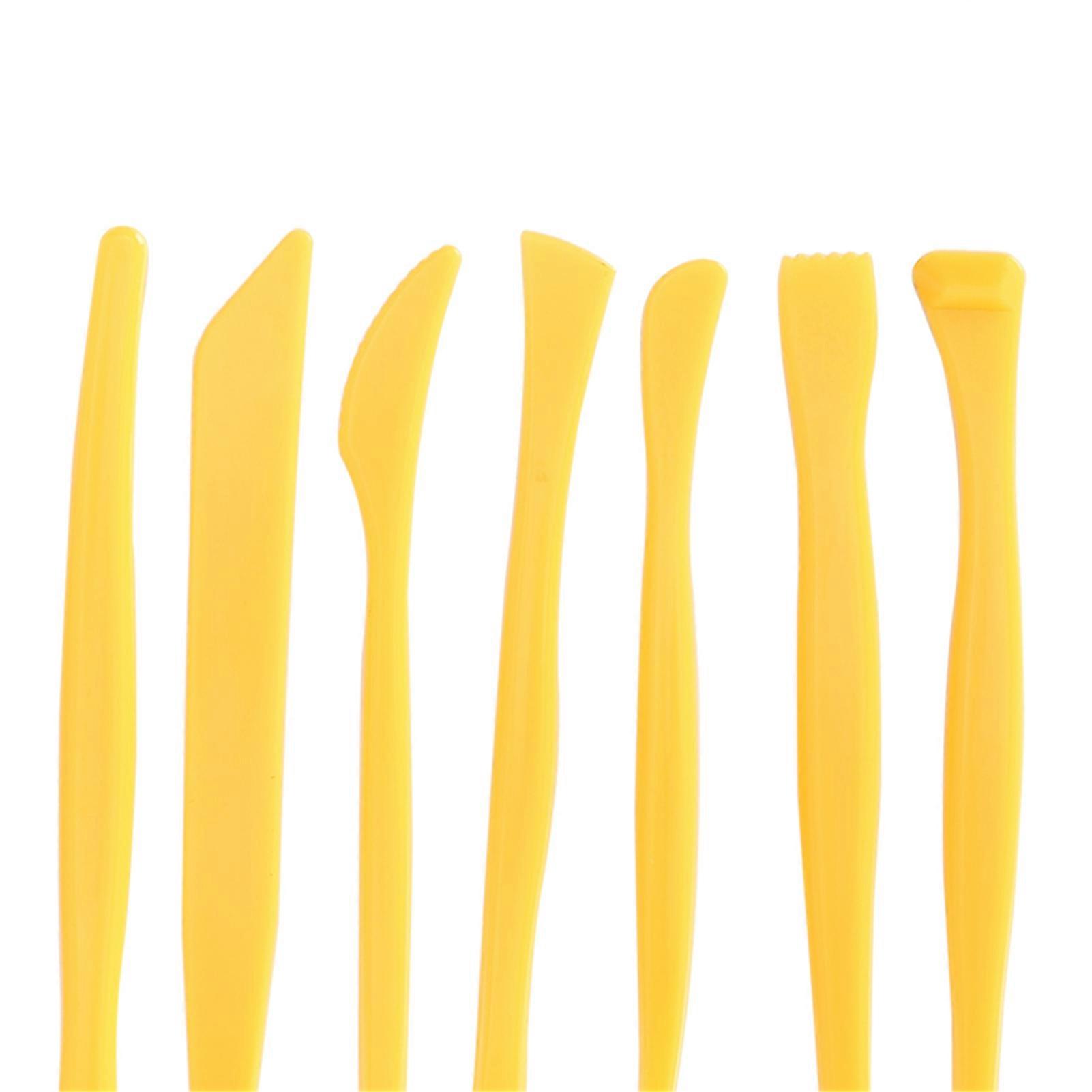 11Pcs Clay Tools Acrylic Mud Stick Rubbing Clay Board Carving Scraper Craft Tools for Children