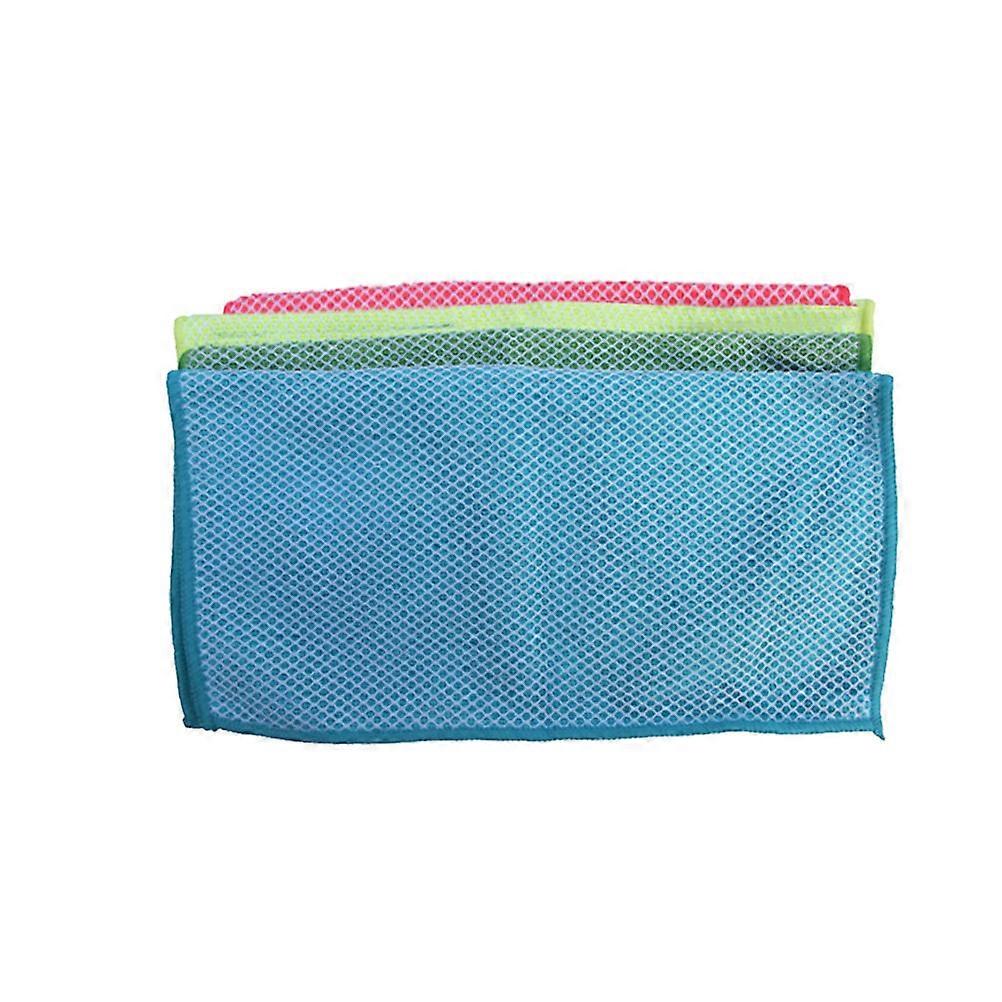 Multipurpose Cleaning Cloths Soft Mesh Duster Kitchen Cleaning Supplies Practical 30x30cm 4Pcs