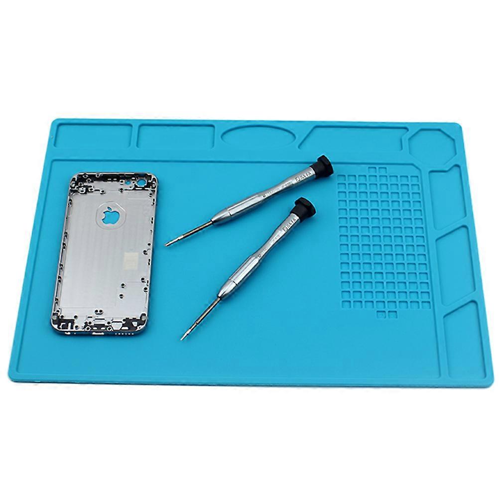 Heat Insulation Silicone Repair Mat Magnetic Skid Resistant Thermostable Platform for Soldering Station Phone Computer Maintenance