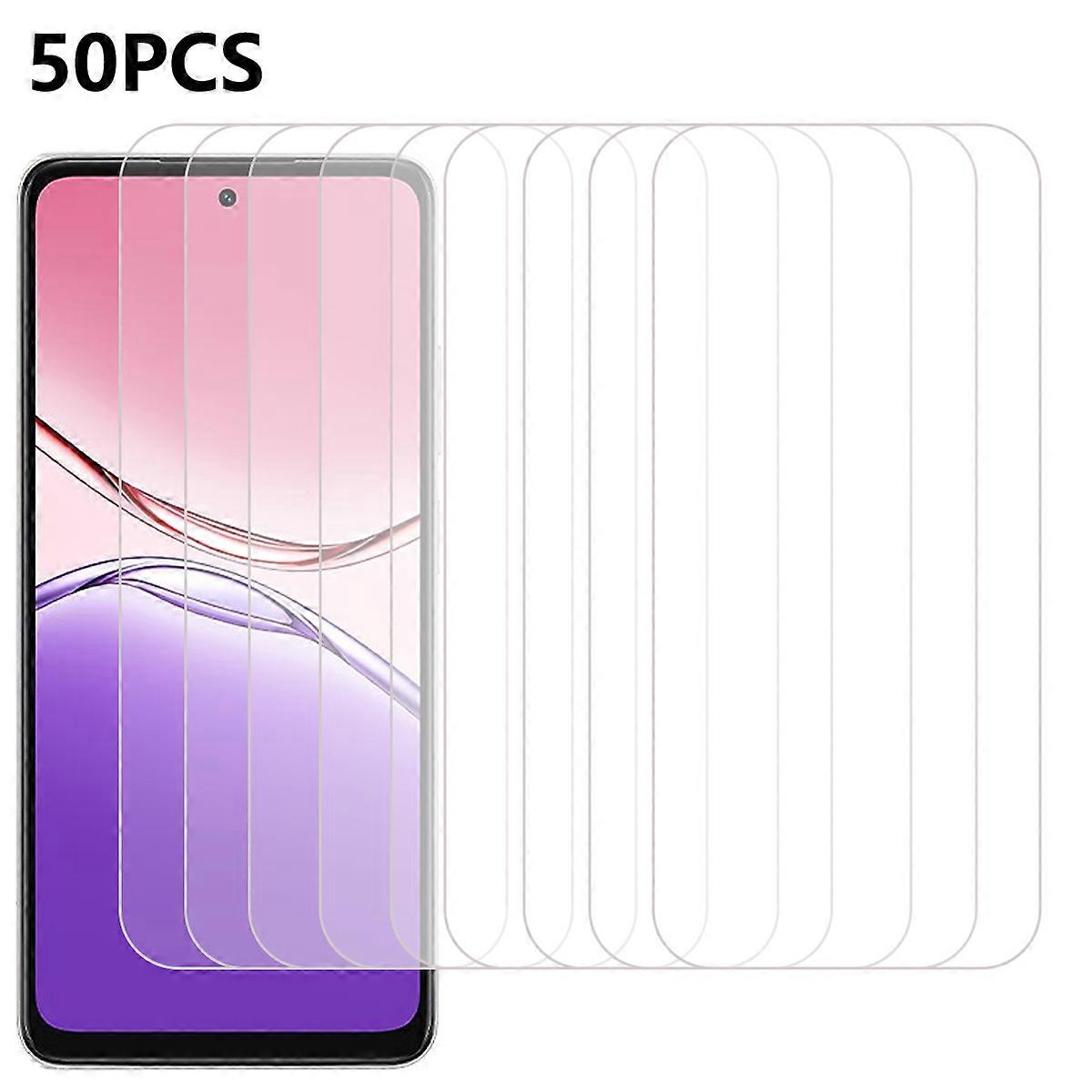 TKdaddy 50pcs Oppo A5x 5Gスクリーンプロテクターアンチスクラッチ強化ガラスフィルム用