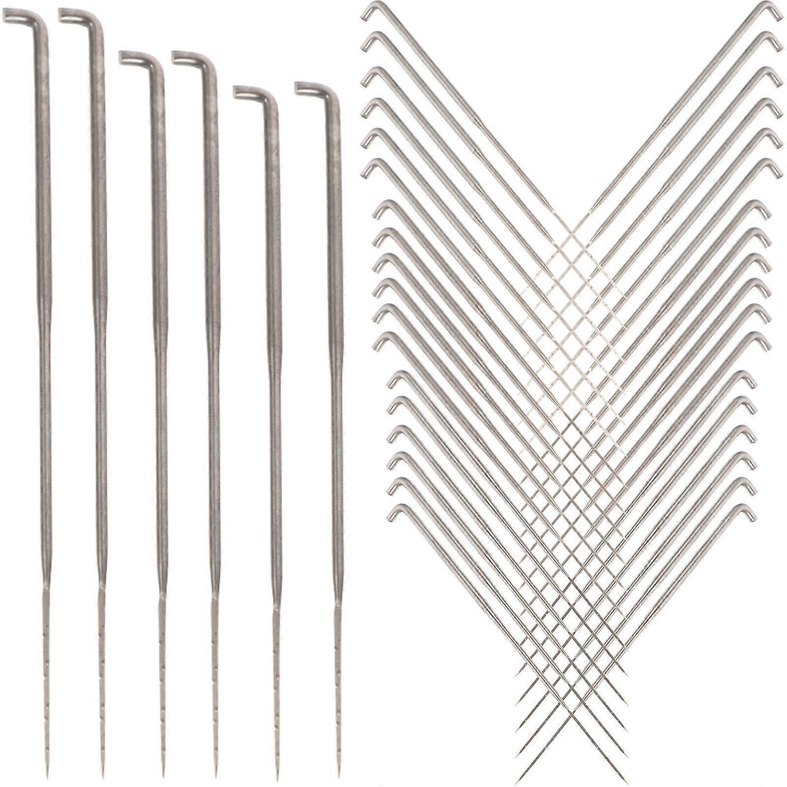 Punch Needle Tool for Embroidery and DIY Crafts at Home Silver Color Lightweight and Durable 150 pcs