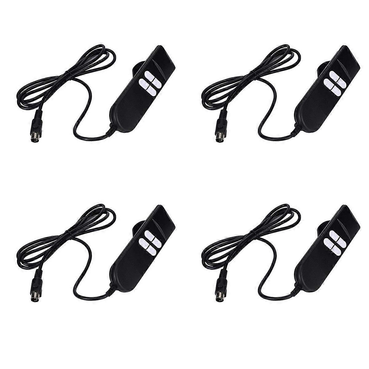 4X Electric Recliner Chairs Controller 4 Button 5 Pins Hand Switch for Appliance Adjustable Bed Lift