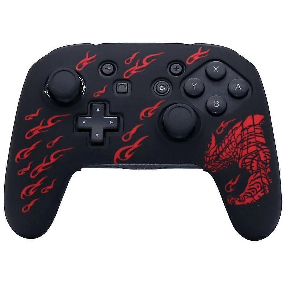 For Nintendo Switch Pro Game Handle Soft Shock Absorbing Silicone Protective Sleeve