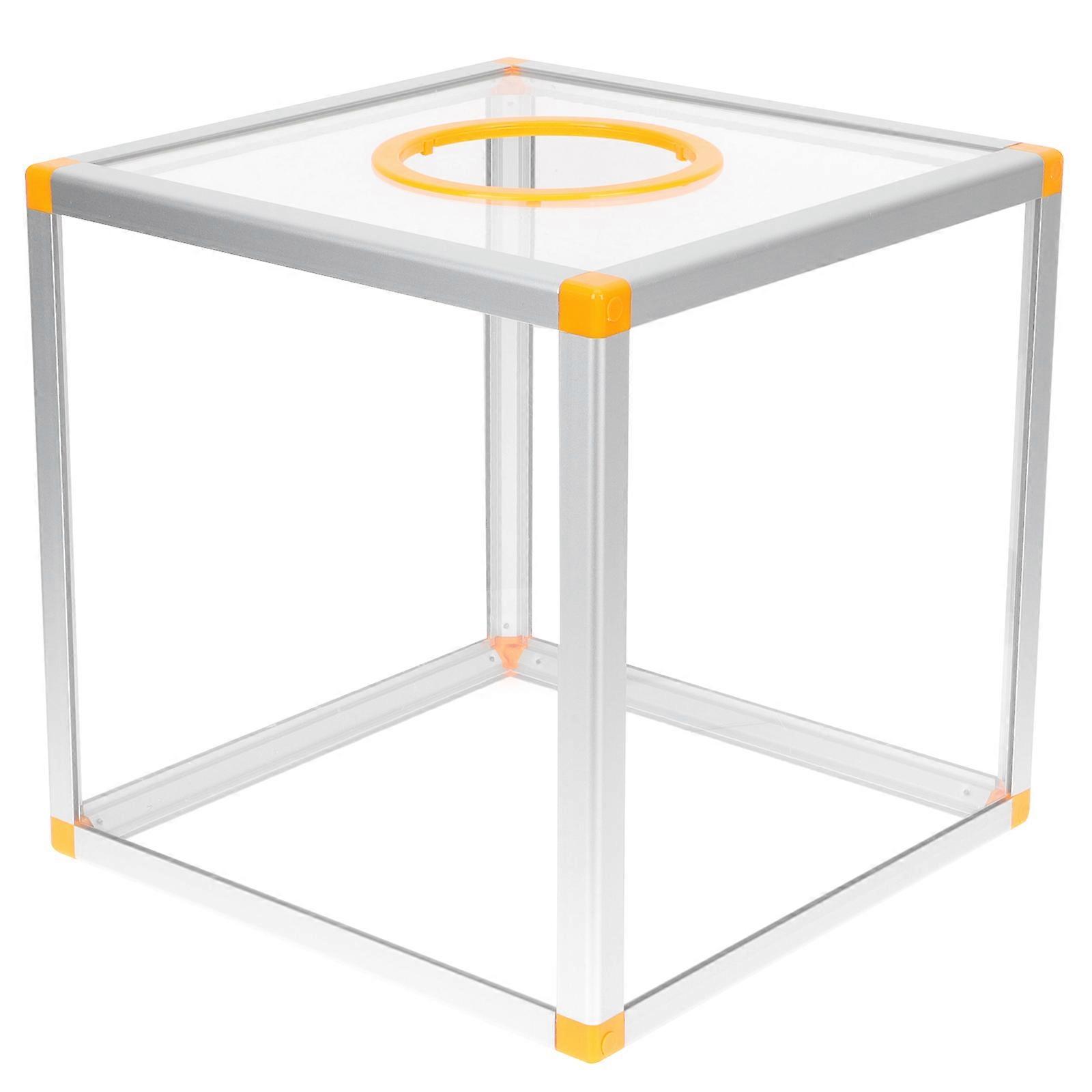 Clear Multi Purpose Donation Box for Weddings, Events, and Fundraisers – Transparent Ticket and Container for Raffles, Tips, and Contributions