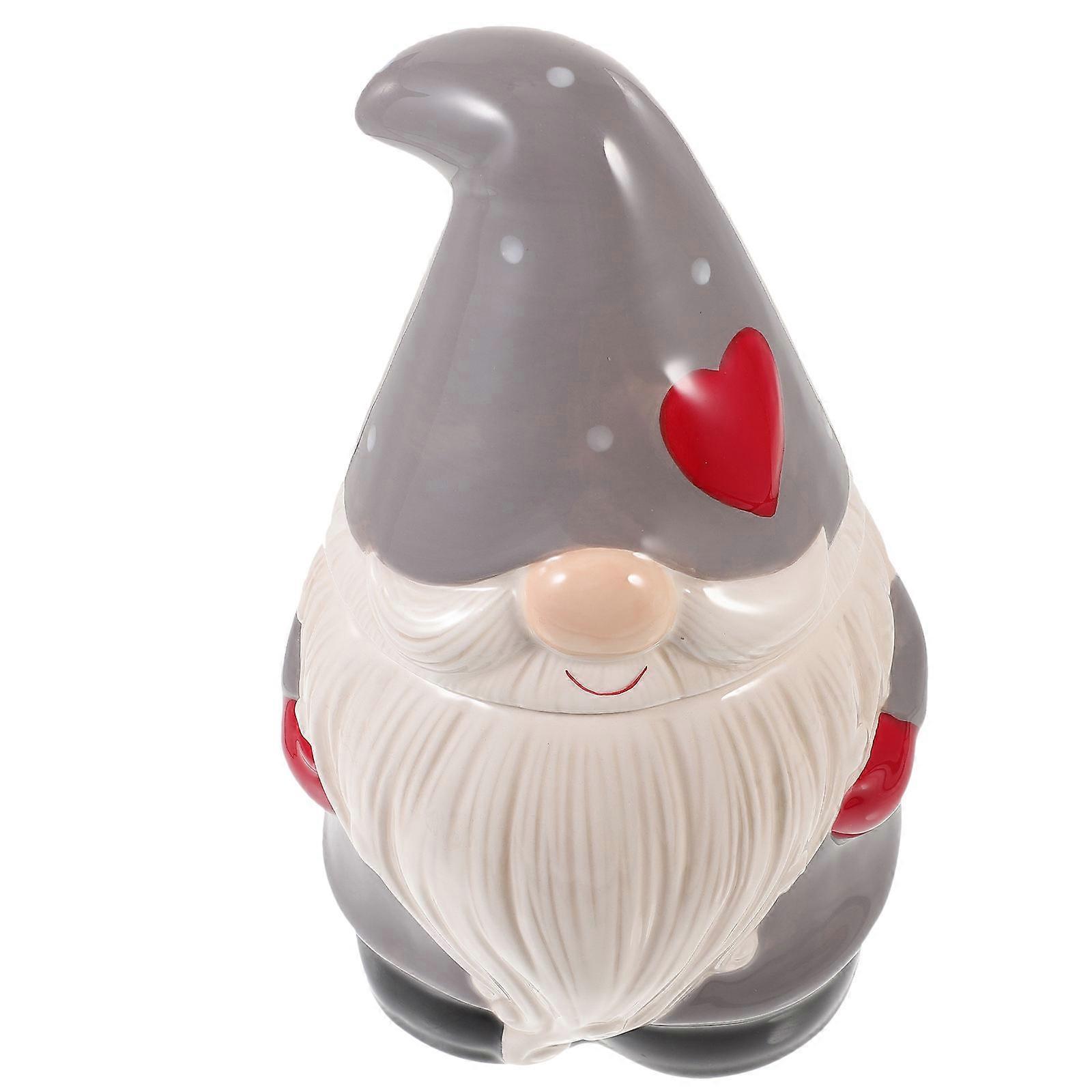 Christmas Candy Jar Ceramic Container for Kitchen Use Multi Color