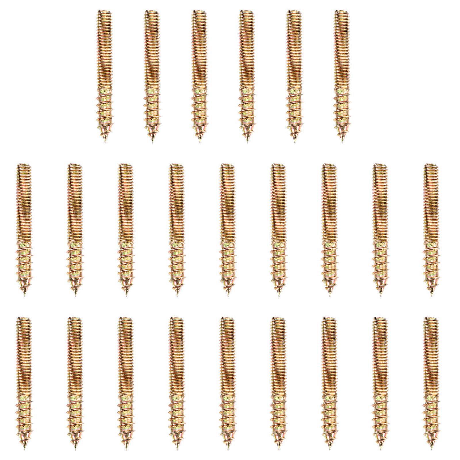 Self Tapping Threaded Bolts Hanger Bolts For Mining Machinery 3CM Golden Corrosion Resistant 1 Set 100Pcs