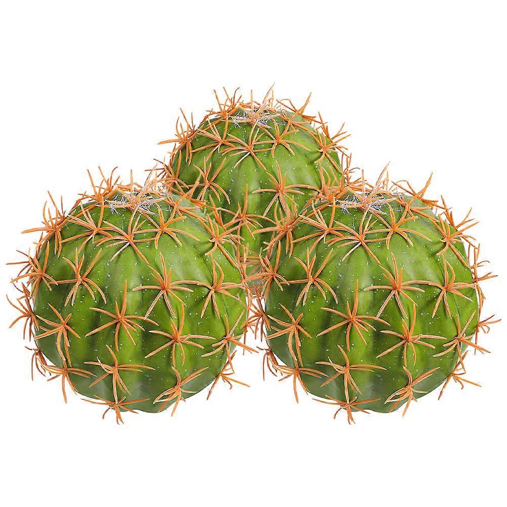 Cactus Shaped Foam Car Antenna Topper Green Color Cute Car Accessories for Exterior Decor 3pcs
