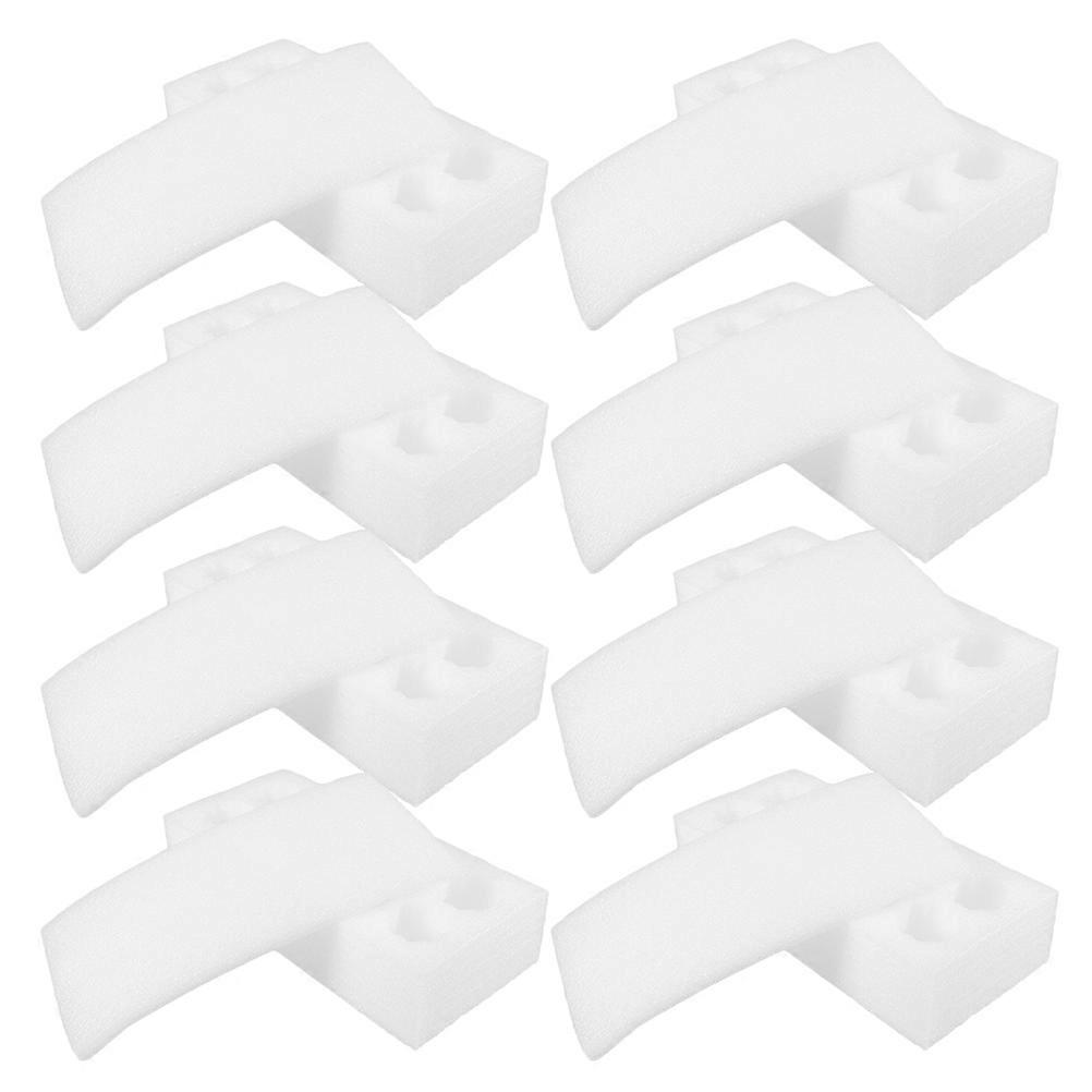 Portable Egg Protective Tray for Storage Made of EPE Foam White Color with Shock Resistance and Multi Grid Structure 10 grids