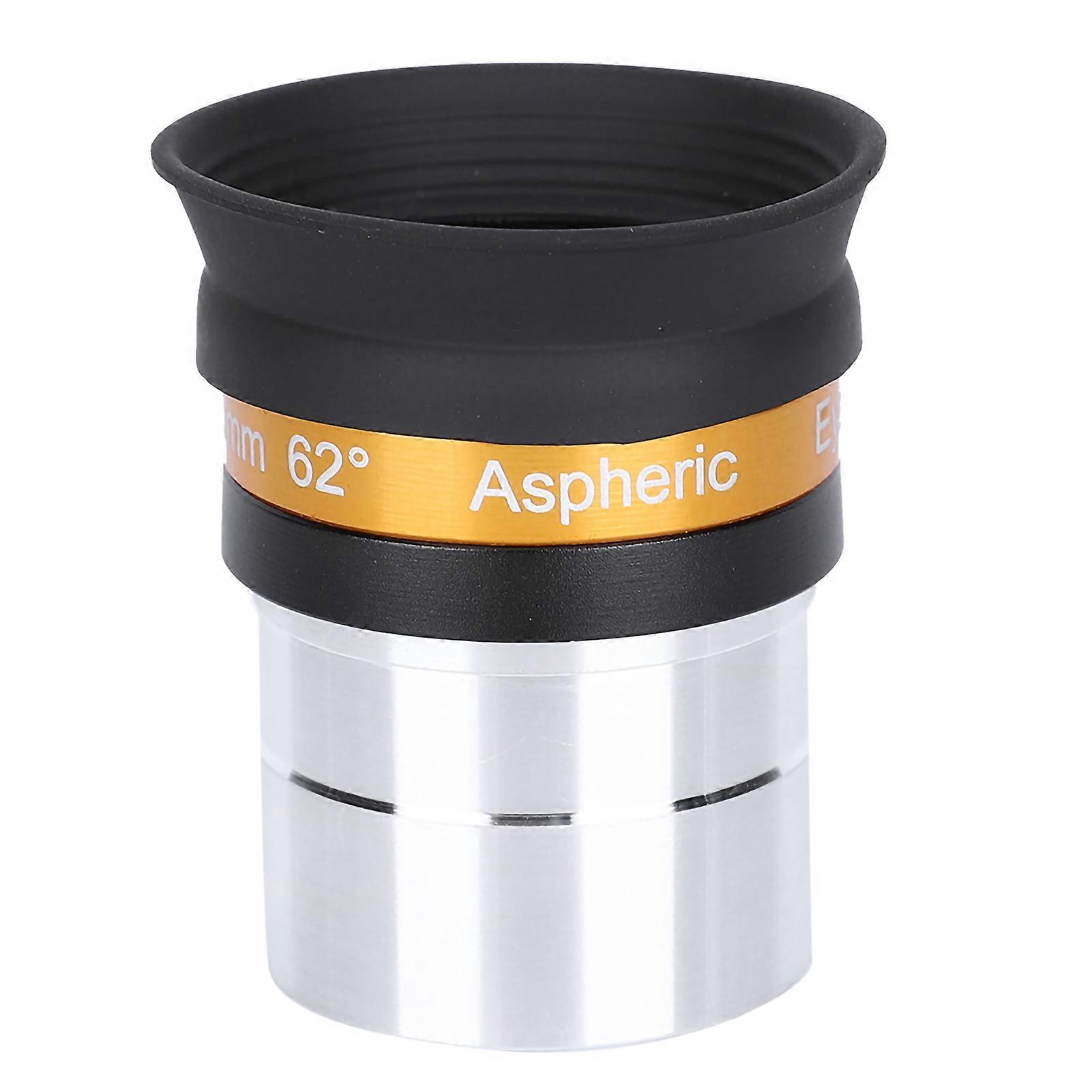 Aspheric Surface Eyepiece High Definition Wide Angle 62 Degree Lens 10mm Whole Coating for 1.25in Astronomical Telescope