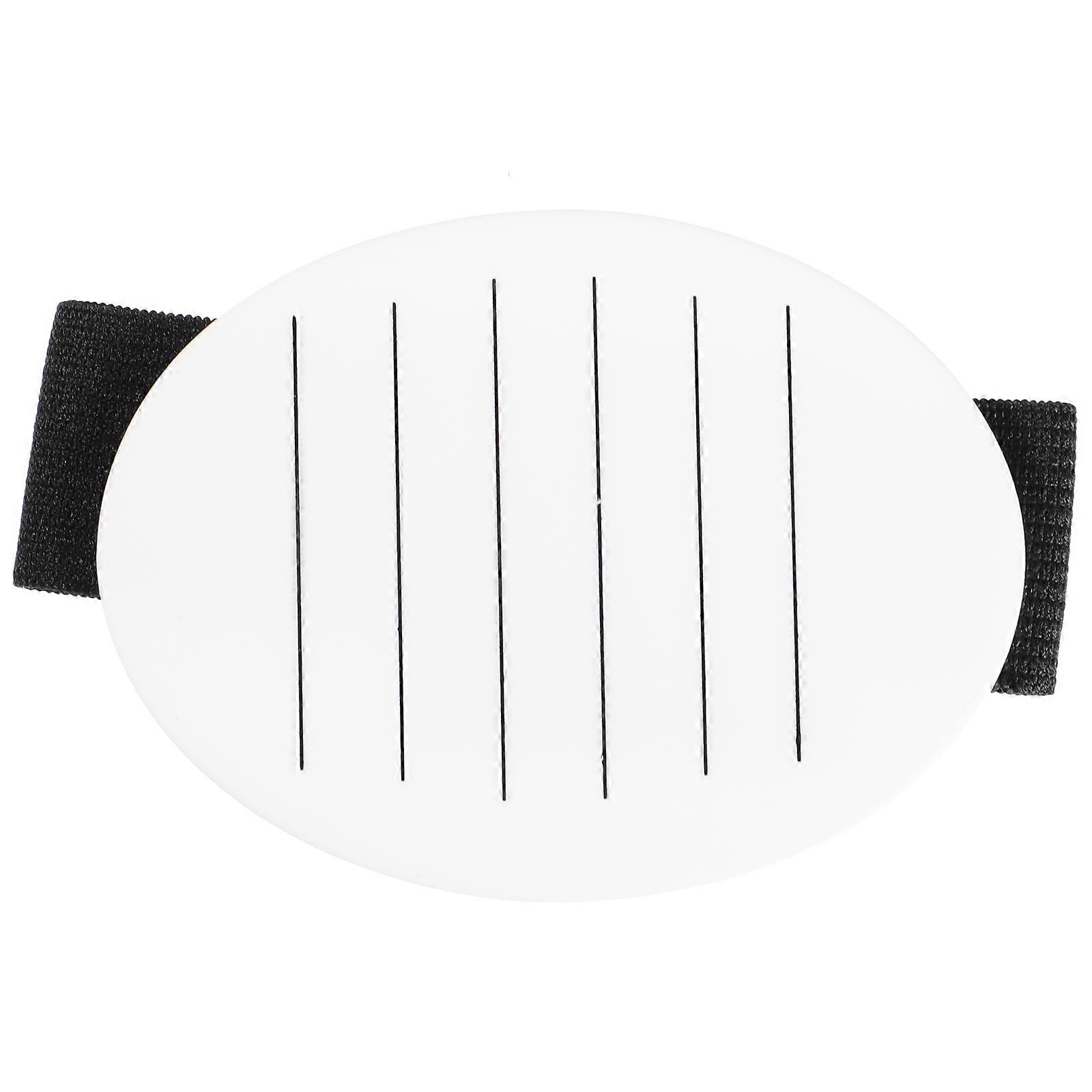 Eyelash Extension Pallet with Wrist Strap for Makeup Use Lightweight Acrylic .5 x 5 Inch