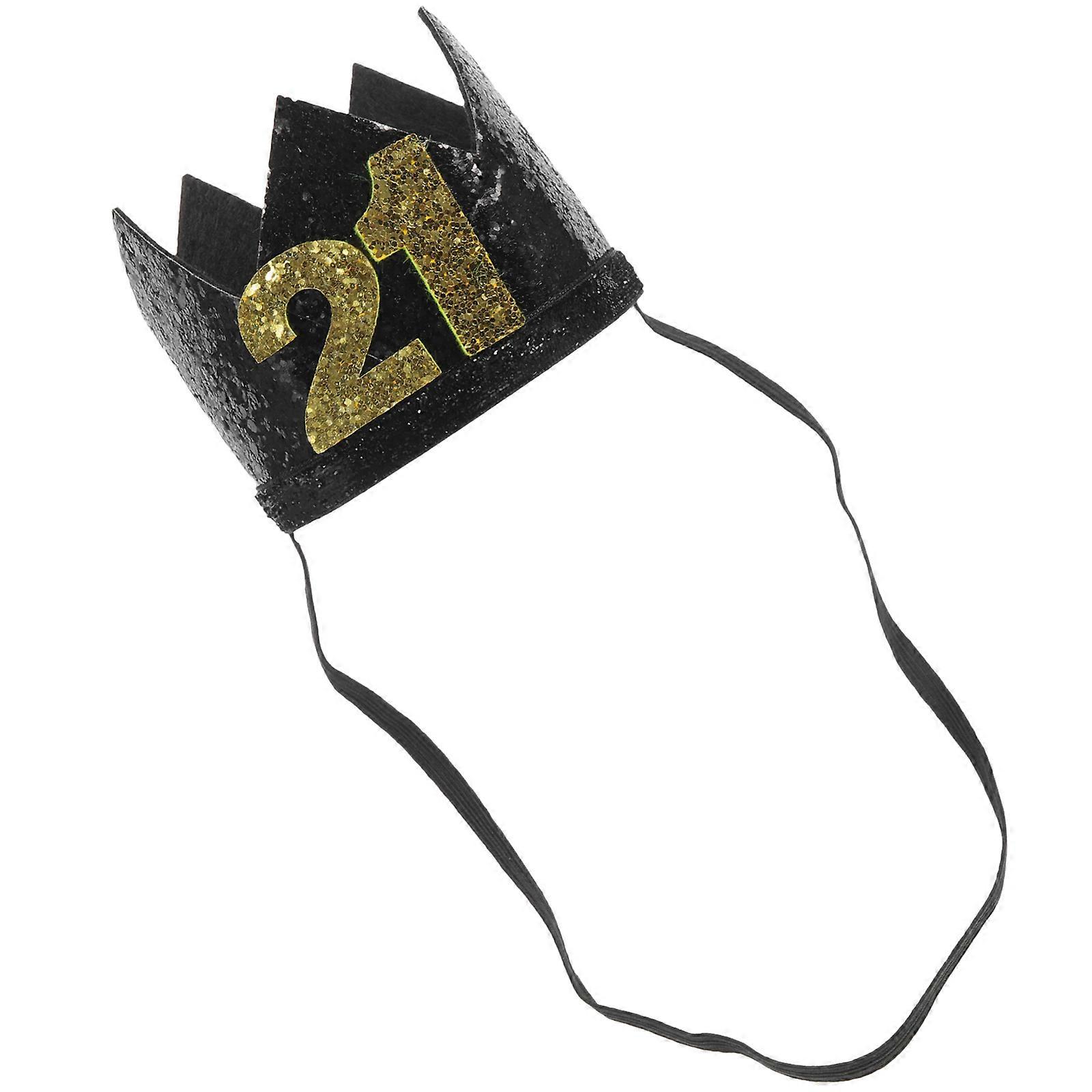 a polished and engaging product description for your **Eye Catching Black Gold Birthday Party Hat Decorative Tiara Crown**:
✨ **Elegant & Festive