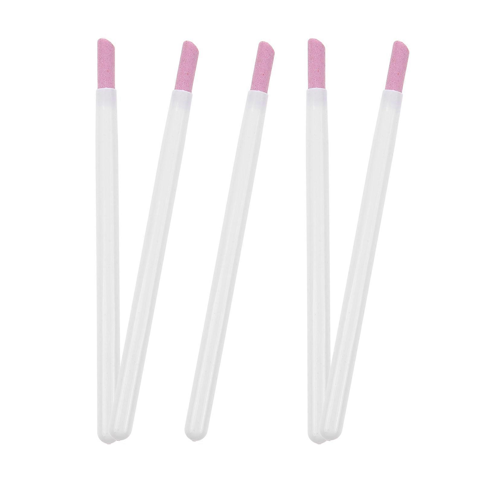 Durable Nail Engraving Pen for Nail Care and Art with Portable Design White Plastic 5pcs Set