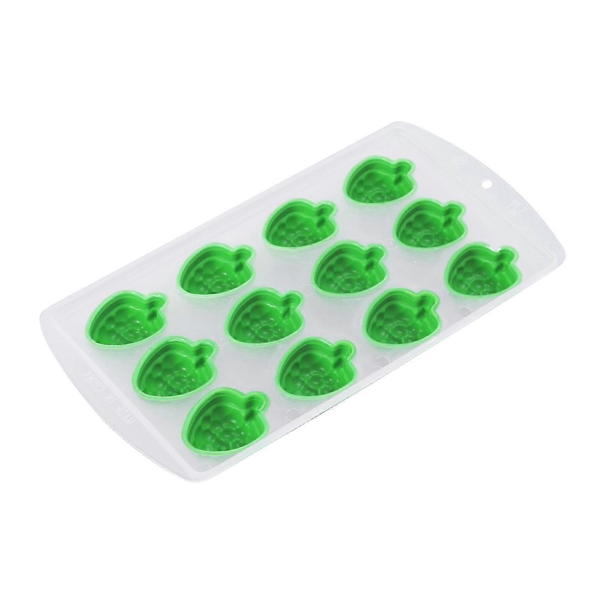 Fruit Shaped Ice Trays 4 Pcs Grape Design Kitchen Tool Measuring 24 X 12 X 2 Cm Perfect For Making