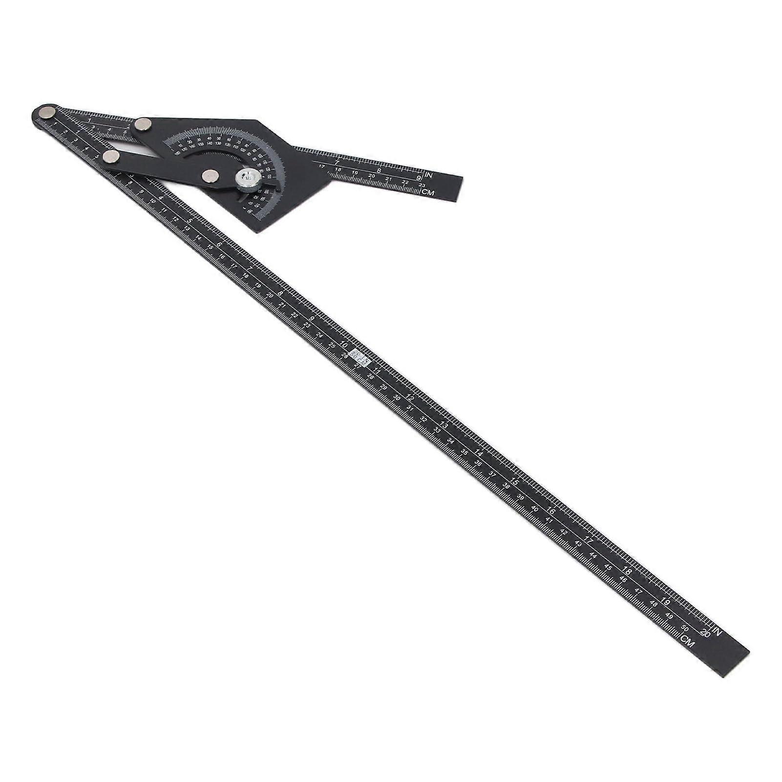 Angle Finder Universal 0180 Degree Aluminium Angle Finder Ruler Woodworking Tool