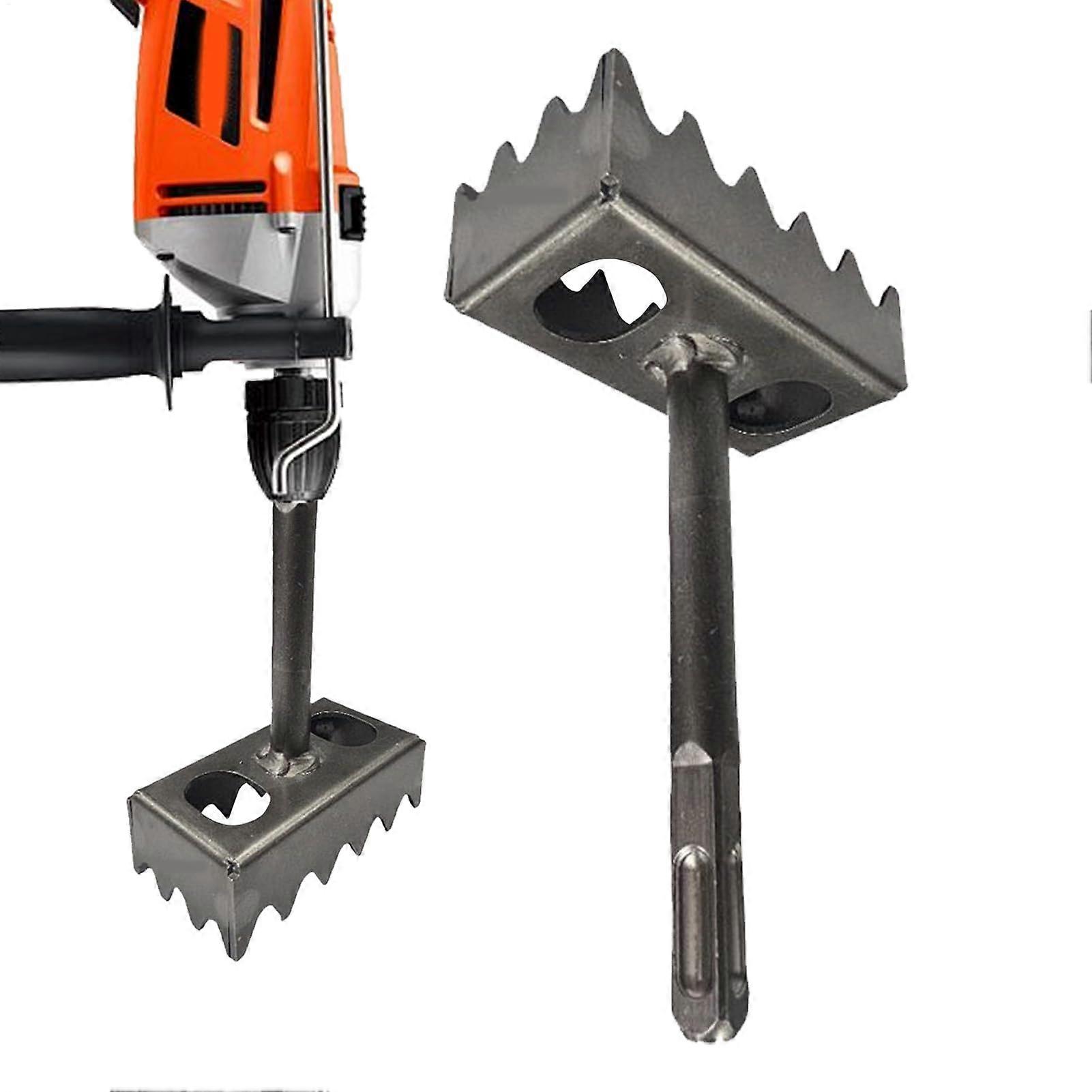 Socket cutter, drywall cutting tool multifunctional precision punch with ergonomic steel hollow cutter for drywall panels and wood processing.